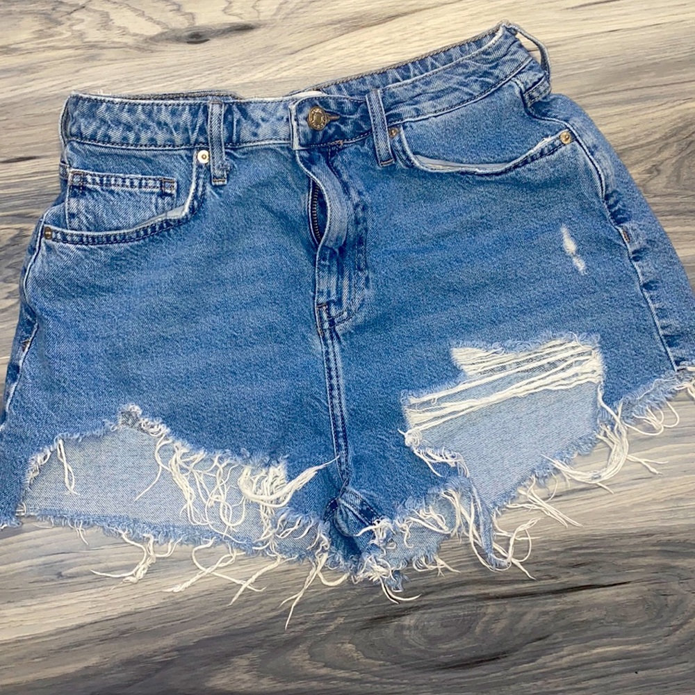 High Waisted Jean Short